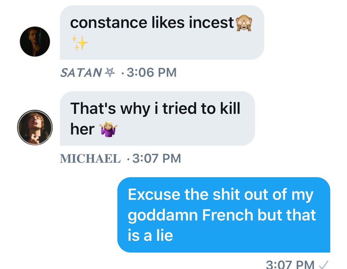 TheConstancex's tweet photo. // Family bonding time @EvilAntichrist @infernumangel https://t.co/TQhQ3ywwPF