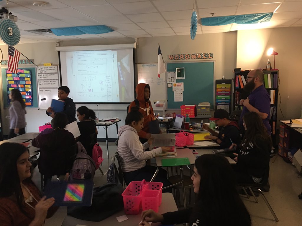 SMCISD_AVID's tweet photo. Coach Cross and Ms. Medrano knocked it out of the park today 🙌🏽teaching the steps to CSGs (Collaborative Study Groups) to their 8th grade WICOR class!! #AVIDRockStars🤩 #collaboration #WICORWorks @SMCISD_supe @SanMarcosCISD @AVID4College @GoodnightSMCISD @AVID_OGMS https://t.co/ywAFHQAgrW