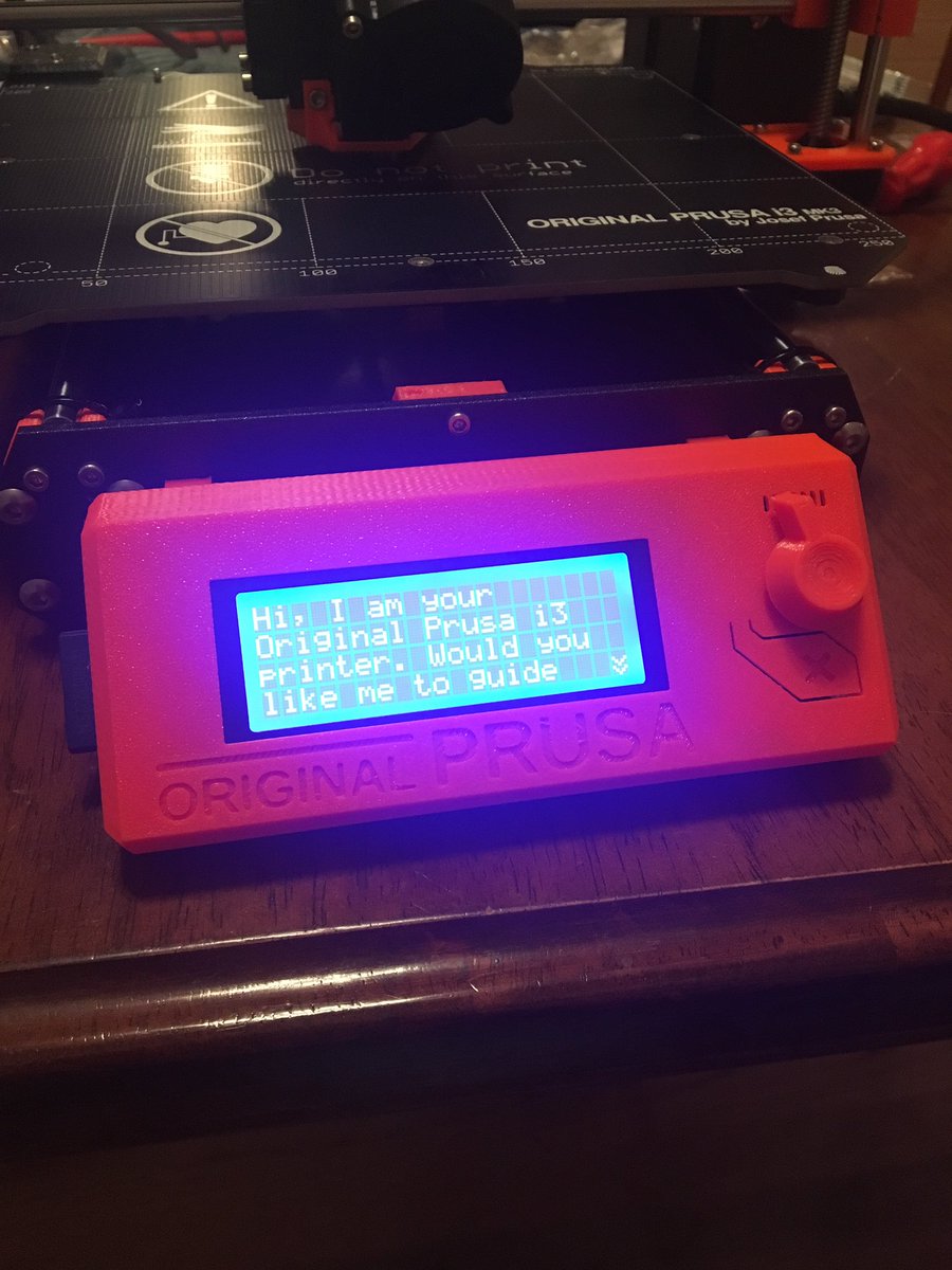 CrushBots's tweet photo. Finished the 3D printer! Can’t wait to start printing our parts @HighTechKids1 @Prusa3D https://t.co/PyQ3Rpk3I9