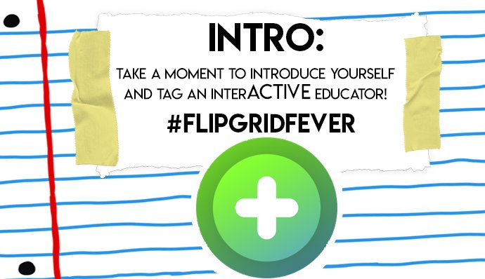 sdtitmas's tweet photo. Hey #FlipgridFever crew!! Take a second to introduce yourself and shout-out an interACTIVE educator! https://t.co/B1Atj0kCa0