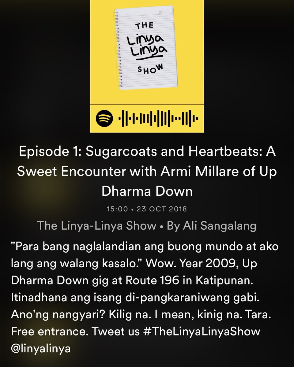 While #WakeUpWithJimAndSaab is on a break, here’s a new show we produced! Give it a listen on Spotify! #TheLinyaLinyaShow