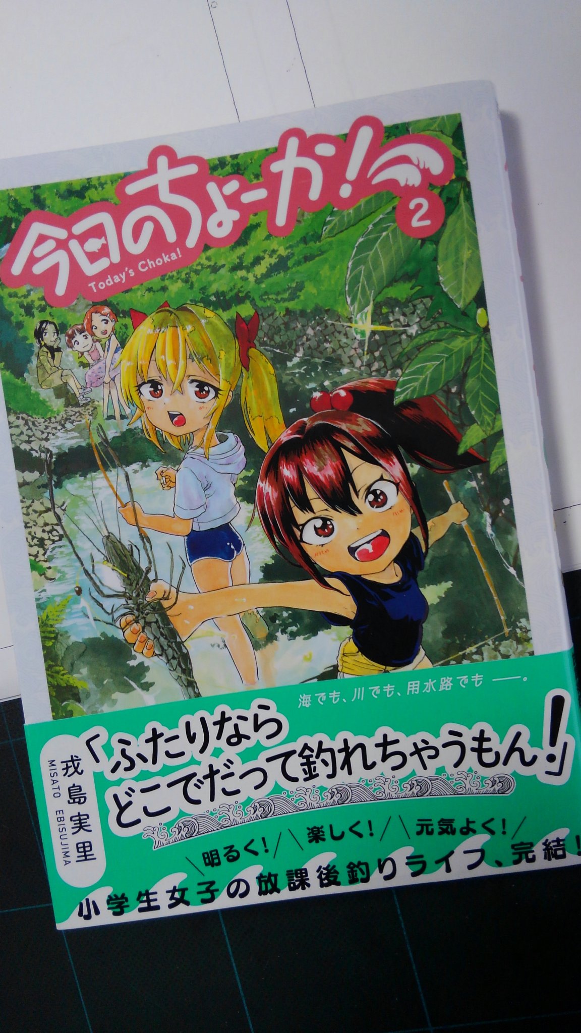 幸村誠 読んだ 戎島実里さんの釣り漫画 今日のちょーか ２巻 完結 面白ぅい 二人とも大きくなって 大ぎぐなっでー オロローン 成長の物語が好き ゴンズイ食べれるのね 毒針あるから逃がしてた 今度食べてみよう 今日のちょーか は陸