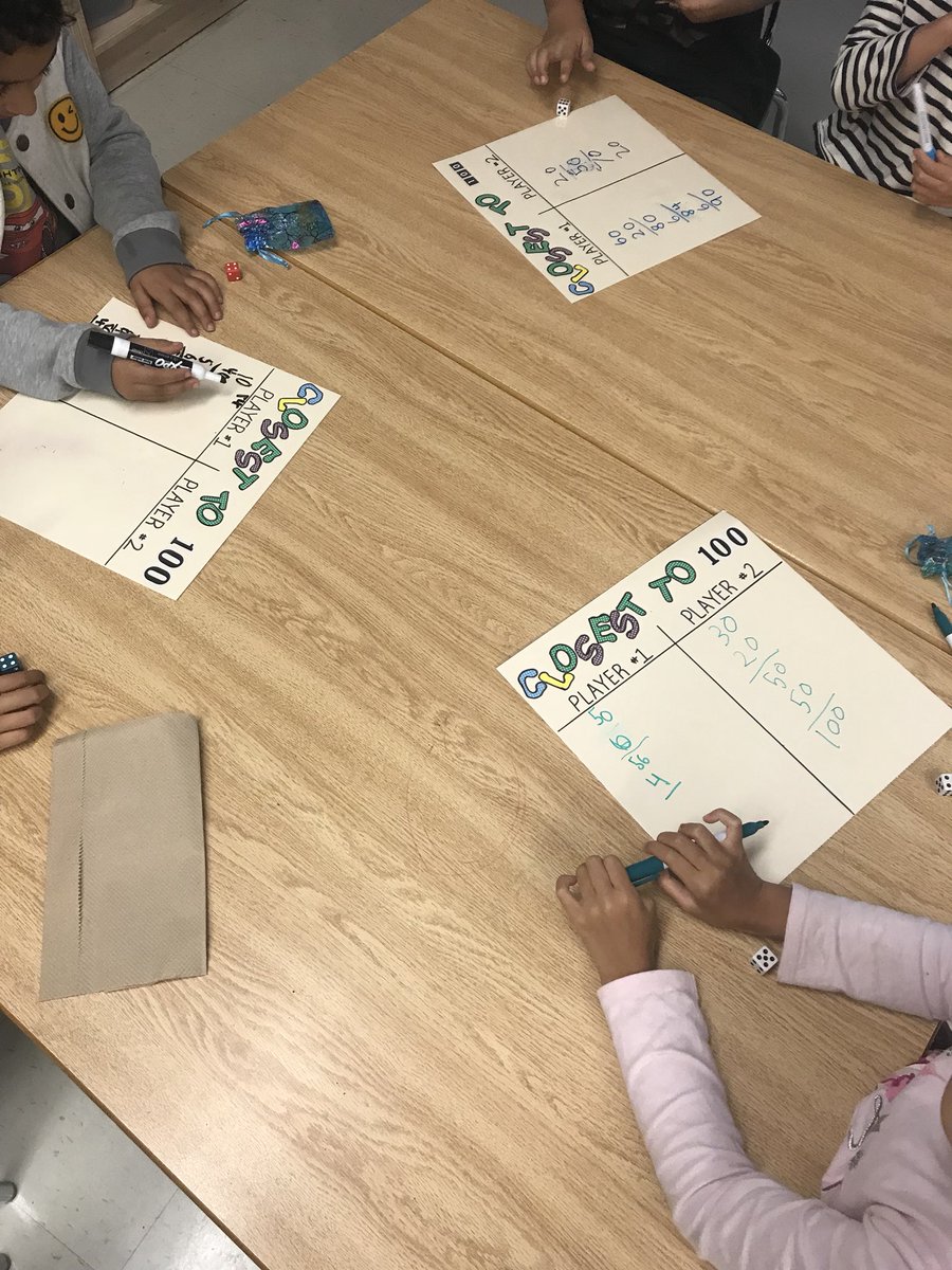 Ms_R_Smith's tweet photo. I have not posted in awhile as I am communicating with parents in a different way this year... but here is what we are up to! #mathgames https://t.co/v4rDv8PNi1