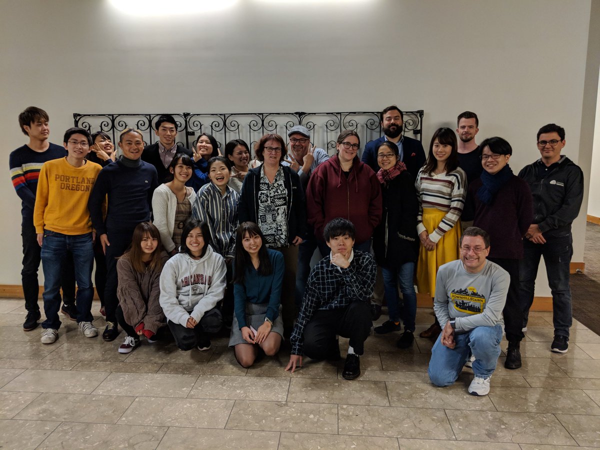 rebeccawb's tweet photo. PLoP 2018 boot camp attendees...and a cartoon form of a reading pattern as a result of our revisiting our patterns form exercise. A long day but lots of fun #PLoP2018 #patterns https://t.co/6CnNjuJgYh