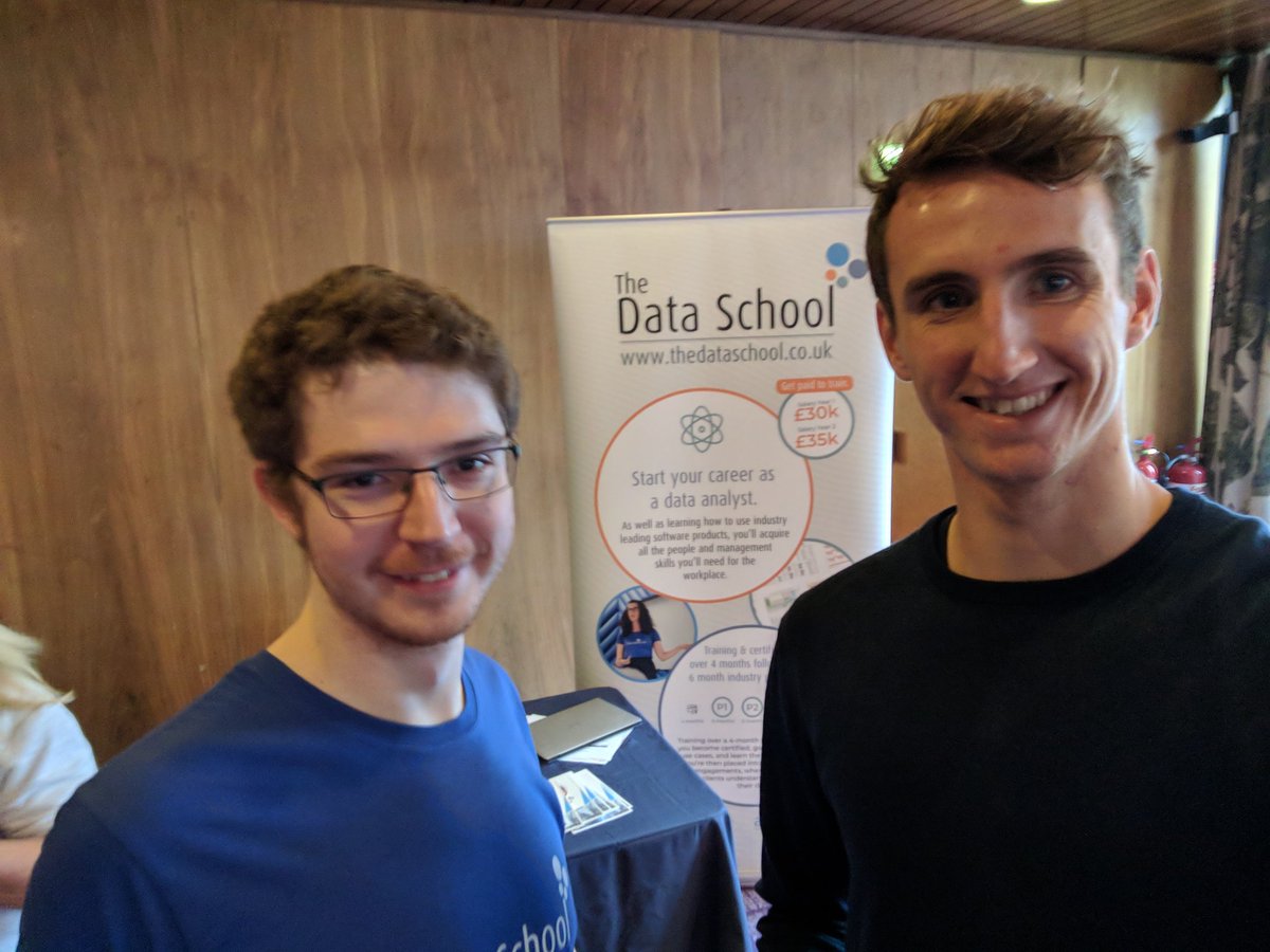 Fun day speaking to students at the Newcastle Uni recruitment fair with <a href="/nickjastrzebski/">Nick Jastrzebski</a>. Hopefully we convinced a few people to apply to the data school.