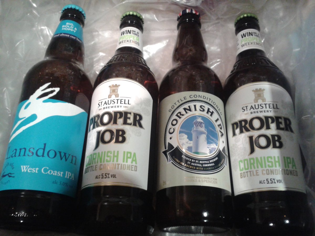 WilsonBone's tweet photo. Some of my "birthday beerage" from the family..!😍 @StAustellBrew @properjobale 😘 https://t.co/0rrO3vYZYz
