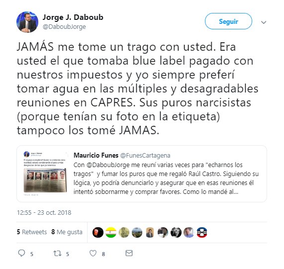 datosyopinion's tweet photo. Don Jorgito, a lo que se ha quedado, a defender que no se "echaba los tragos". 😂 https://t.co/utAcaFeMtc