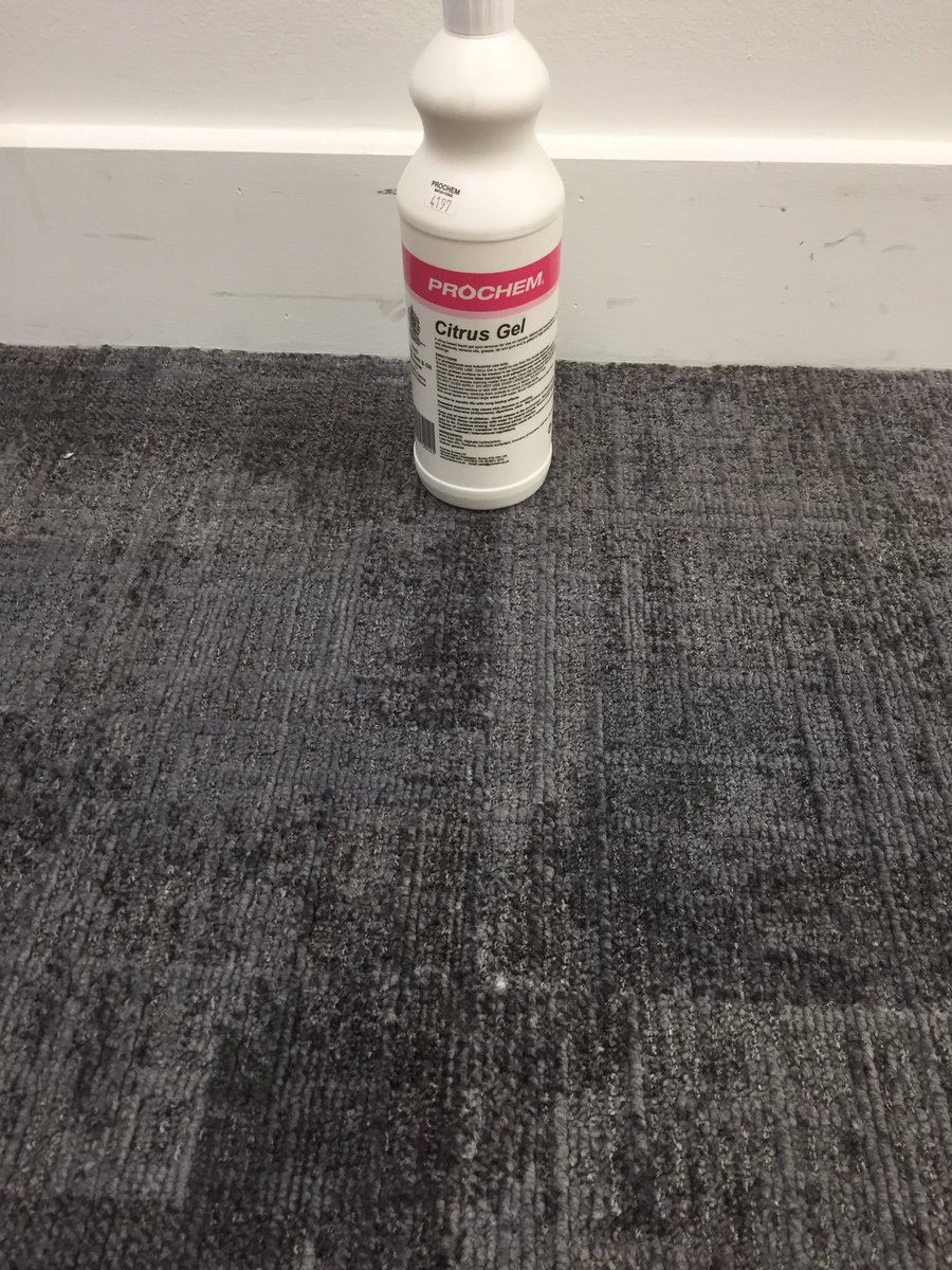 ProchemEurope's tweet image. Oily marks on carpets ? Can’t get them out ? Try Prochem Citrus Gel and 5 minutes. #stainremoval #prochem #carpetcleaning