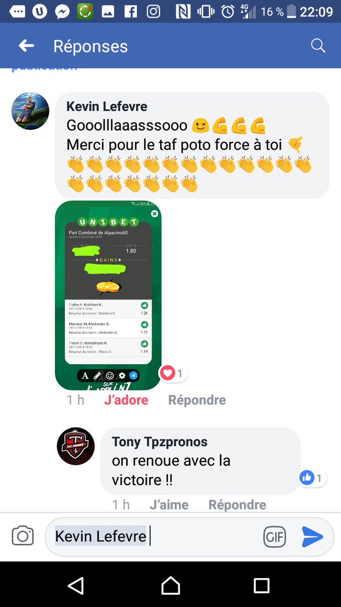 On se régale chez TPZ prono (groupe Facebook) #Unibetfrance #Parionsport #Unibet #tennis #ATP #sport #parisportifs #pronostic #winamax #football @UnibetFrance @ParionsSportEL @WinamaxSport