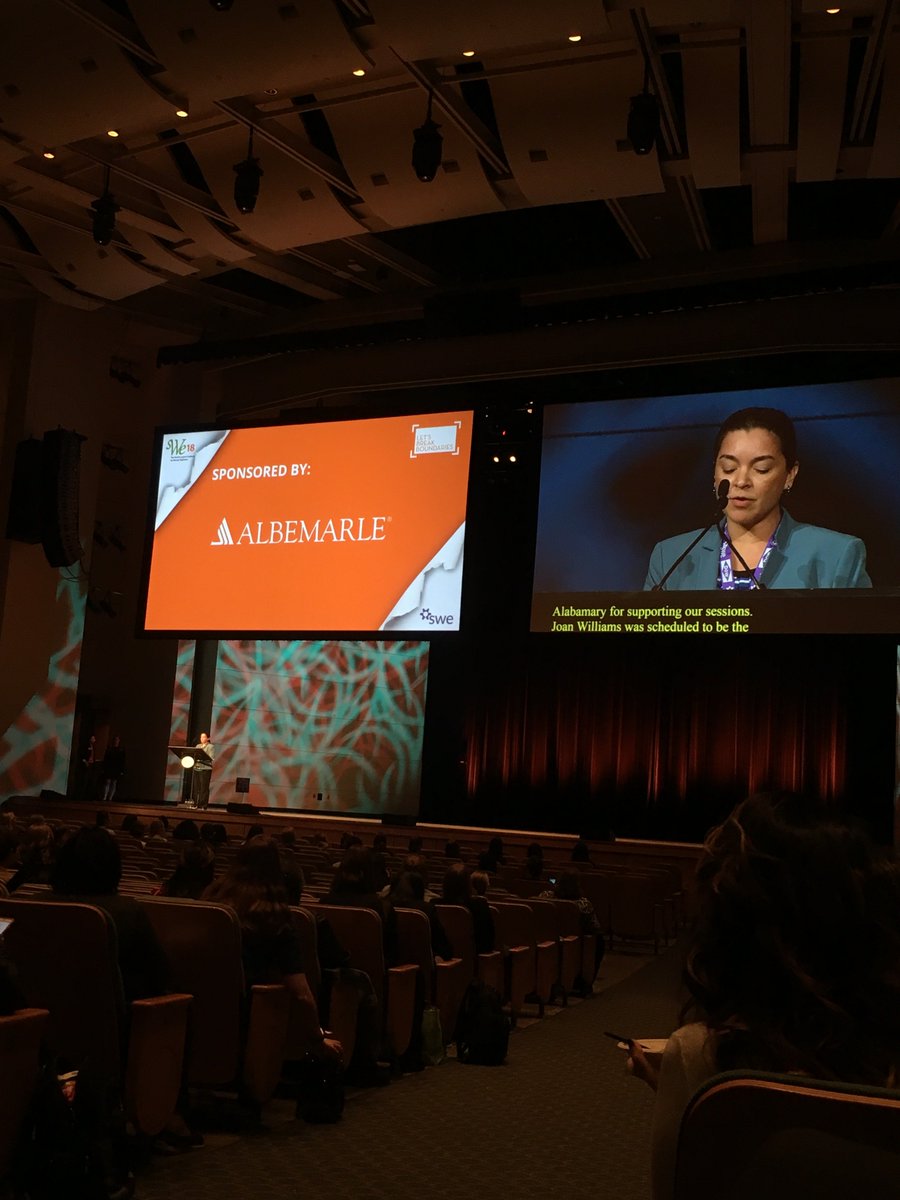 AlbemarleCorp's tweet photo. Our Talent Acquisition team attended the @SWEtalk conference in Minneapolis! We were a proud sponsor of #SWE18 as part of our initiative to identify & cultivate relationships with top talent among female engineers. #BreakingBoundaries #UnlockYourPotential https://t.co/uNW0NC0vll