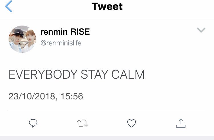 stay calm