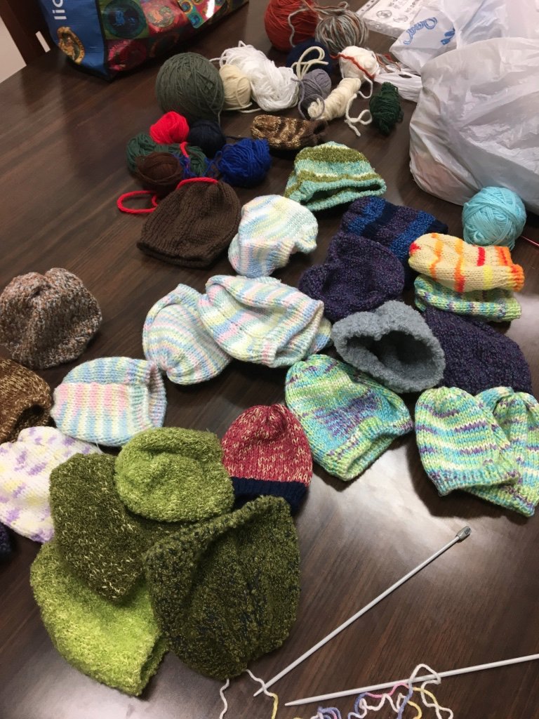 homemade baby hats