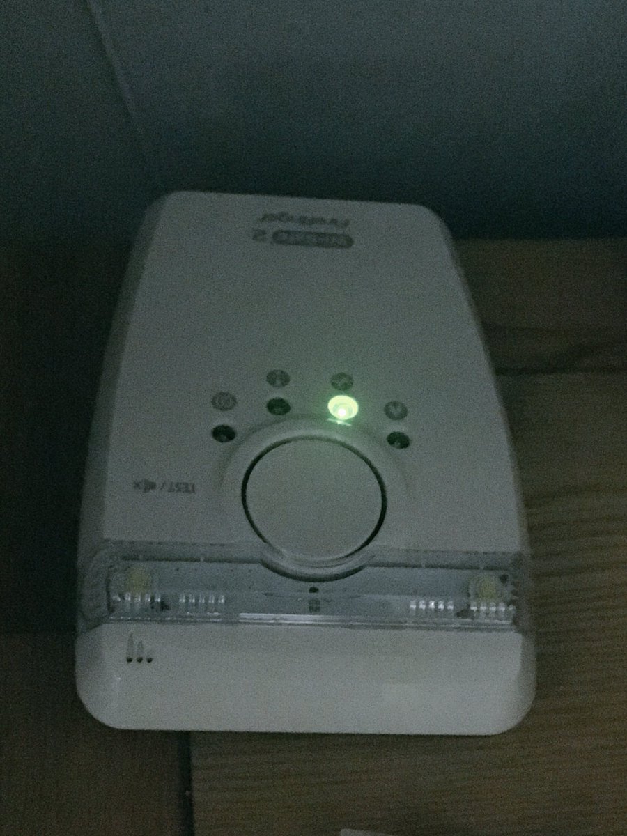 A phonecall to @WestMidsFire and a few hours later Clive arrived able to communicate in BSL and he installed an accessible smoke alarm with additional strobes. #deafaccess #firesafety