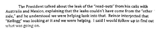 42) Comey then made sure to document in his memo that someone was spying on secure WH communications & leaking that information. Directly spying on the President's discussions with foreign leaders!