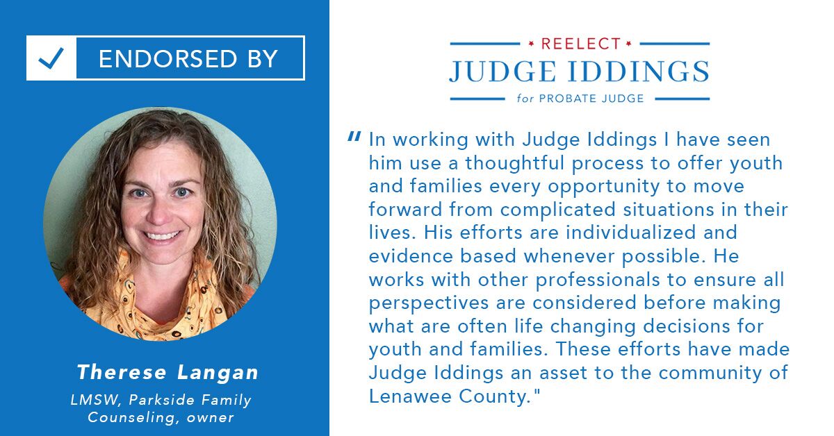 JudgeIddings's tweet photo. Thank you to everyone out there who has my back! So proud to have you all on #TeamIddings. https://t.co/4kJcadwtFY