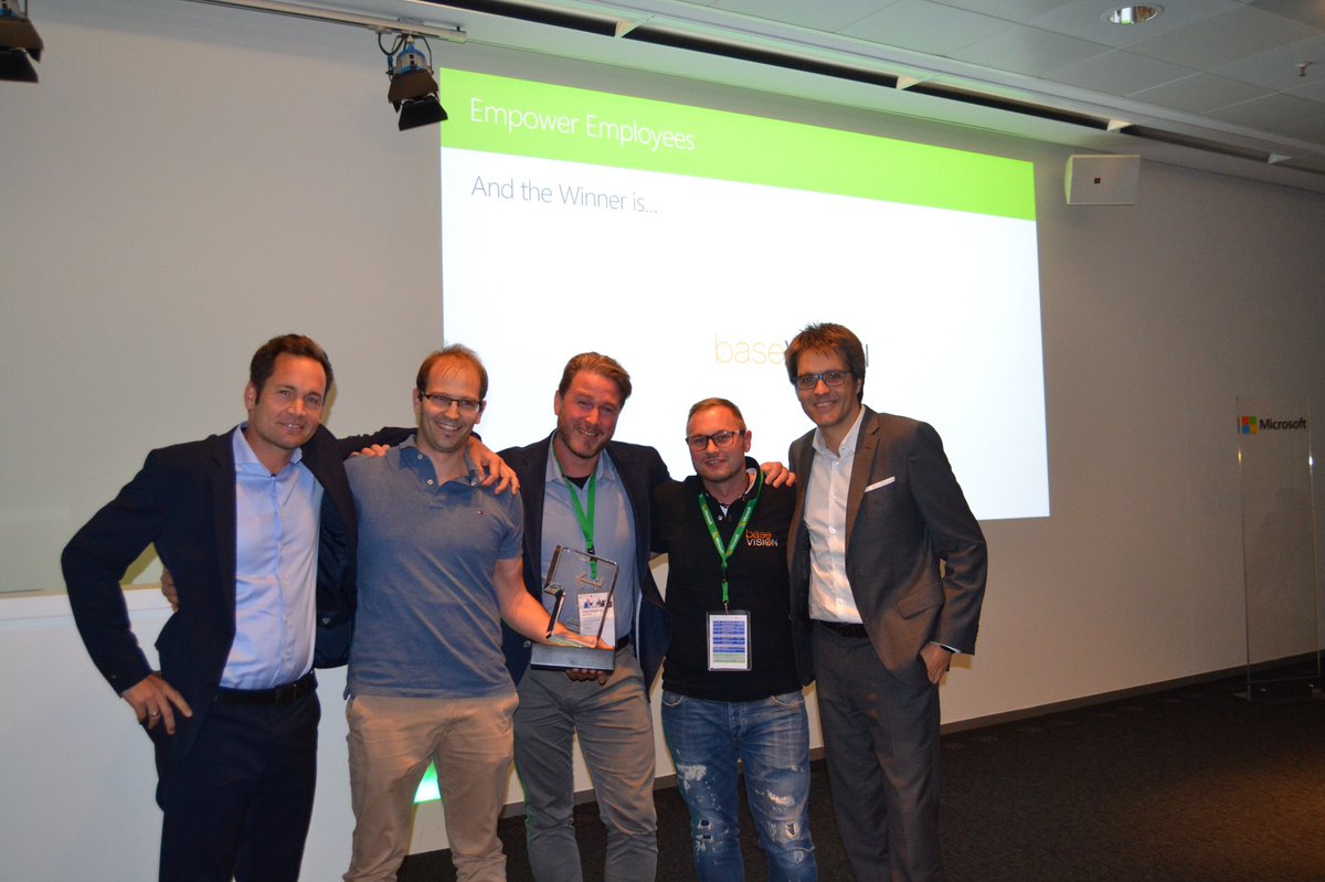 basevision's tweet photo. #Proud #PotY #ParterOfTheYear #EmpowerEmployee  #ModernWorkplace based on #M365 #Azure and @SyntaroPortal. Thanks to all team members, customers and partners! https://t.co/3EzzcK9iEk