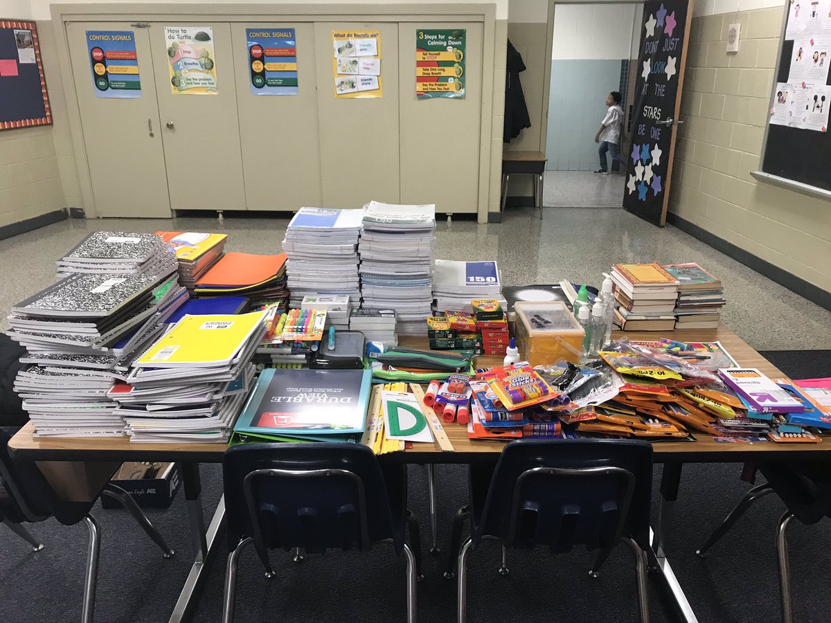 MachenESCouns's tweet photo. Many thanks to our families and colleagues that donated supplies and items for the students in New Bern. They will be delivered tomorrow! #MachenNation #TheMostPositivePlaceOnEarth #HamptonCSchools https://t.co/whas5gYt8k