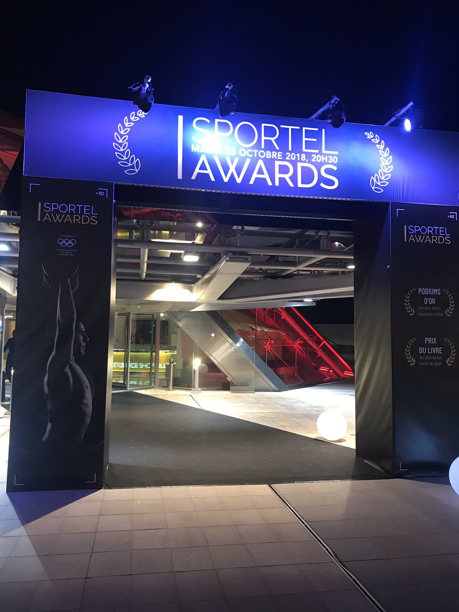 LtljMonaco's tweet photo. La Tête et Les Jambes au #SportelAwards #GrimaldiForum fiers d’œuvrer pour cette belle cérémonie #SportCreation #ILoveMyJob https://t.co/7bQzBLy4n3