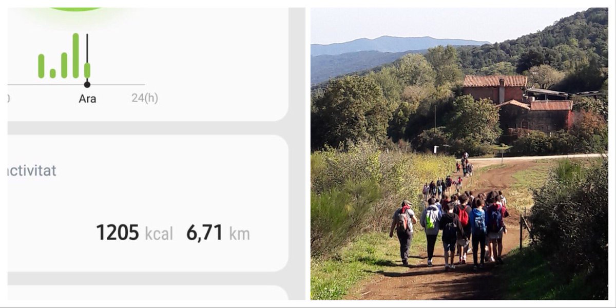 MotusEdu's tweet image. Avui  3r d&apos;ESO @epnsdiputacio hem fet una sortida de naturals a la Garrotxa visitant el volcà Croscat però tb hem aprofitat per sumar km per a la #PiaandGo @PIAandGO
