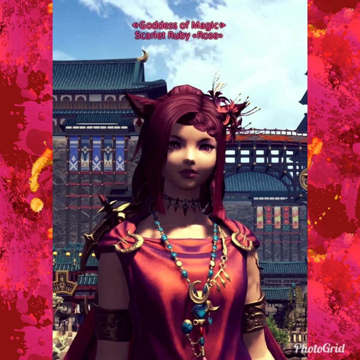 AuroraRosebelle's tweet photo. 👑 And FINALLY got my Goddess of Magic title! Woohoo! 👑 #finalfantasy14 #ffxiv #finalfantasy #miqote #goddessofmagic https://t.co/37dN1muIOf