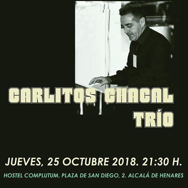 HostelComplutum's tweet photo. este #juevesnoche en nuestro #complutum #cabaret #carlitoschacal .
.
.
#WeLoveHostelComplutum #AlcalaMola #sitiosespeciales #buenosamigos #AlcalaRestaurants #Anexo #Bistró #Viajeros #travellers #alcaladehenares #patrimoniodelahumanidad #travellerslife #backpackers #backpacke… https://t.co/FBYOgjj8gT