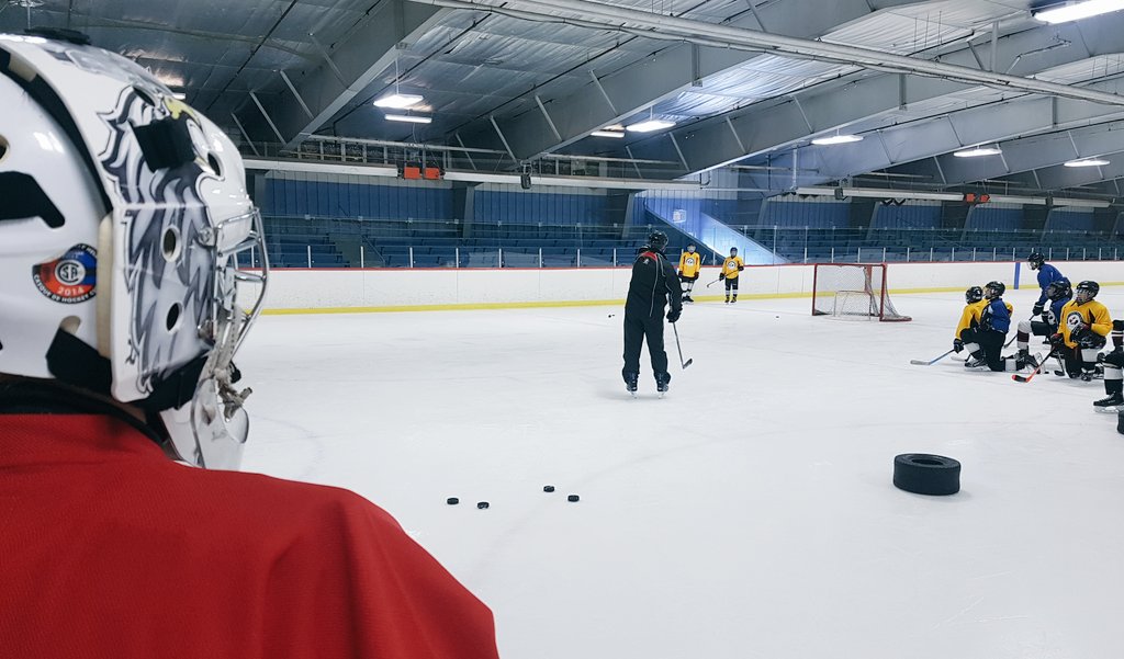 mikesmitty70's tweet photo. First group, in the first ever session for the @HockeyCanada Skills Academy @stoneparkschool Years in the making, highly anticipated! Teachers and players equally excited to get things going. #skilldevelopment #funontheice #gettingbettertogether https://t.co/Xr6Da5OG4d