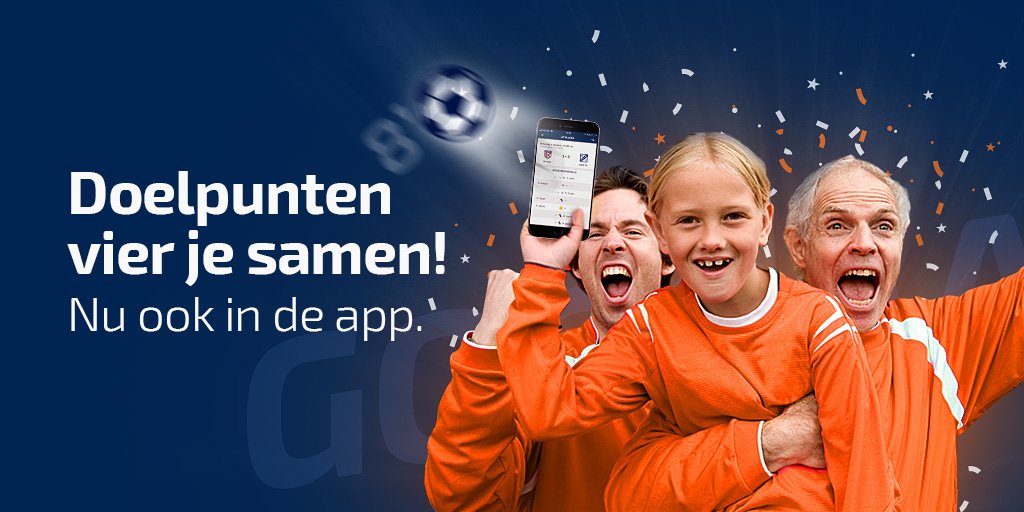 Wil jij zien wie er heeft gescoord? Pak de app erbij! sportlink.nl/doelpuntvieren/
