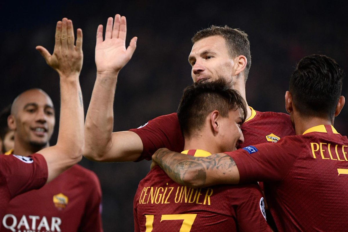 tempoweb's tweet photo. #Dzeko fa volare l'@OfficialASRoma #RomaCSKA 3-0 https://t.co/VMUQZApETS @francescaschito https://t.co/8QFbp3pO7S