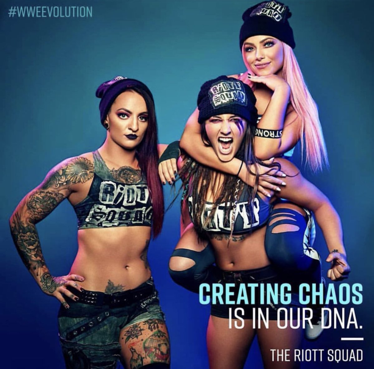 RubyWithAKick's tweet image. Evolution will be /ALL/ about The Riott Squad. 

                     We win, We Riott!
 
#WWEEvolution
