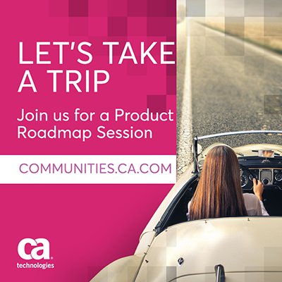 #ROADMAP CA ACF2 &amp; CA Top Secret – October 24, 2018 @ 11 a.m. ET gag.gl/cNh7jq
