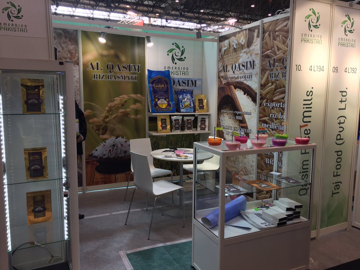 AlqasimRice's tweet photo. ALQASIM BASMATI stall at SIAL PARIS 2018 https://t.co/PvYildsIbb