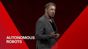 #OOW18 "Non possiamo lasciare le nostre persone combattere contro i robot del cyber criminali: la sfida deve essere i nostri robot contro i loro robot", Larry Ellison sull'Autonomous db e una nuove generazione di cloud  <a href="/OracleItalia/">Oracle Italia</a>
bit.ly/2PkeLj0