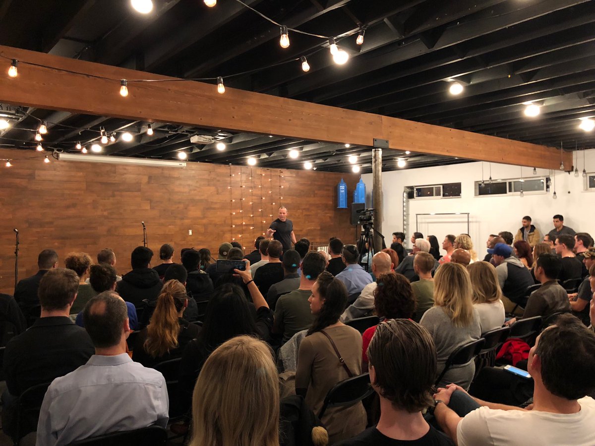 angusreid64's tweet photo. Really fun headlining a great #ManTalks event last night. Great energy in the room. Taking TRUST - what it really is and what it really takes to have it. #goodStuff https://t.co/zZYjzKqpPA