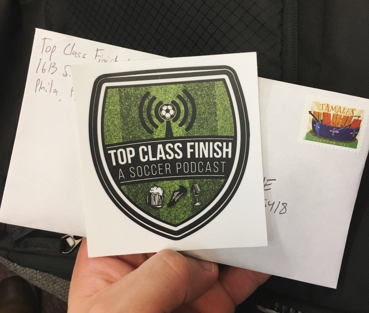 TopClassFinish's tweet image. Another sticker goes out in the mail! 📪

Want one yourself? Hit up our Apple podcasts page and leave a rating and review! apple.co/2PjyMWK Let us know ya did and we’ll send one of these right to your address!

#swag #perks #sickers #podcast