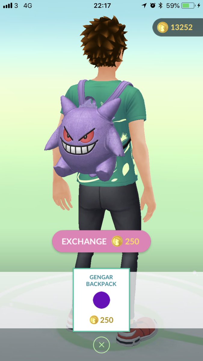 pokemon go gengar backpack