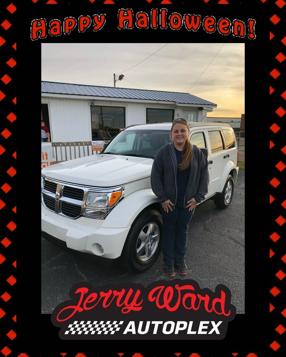 JerryWardAuto's tweet photo. DON'T DREAM IT, DRIVE IT!!
🎃🎃🎃🎃🎃🎃🎃🎃🎃🎃

Congratulations to Rebecca Riley from Sharon, TN. She's now the owner of this 2008 Dodge Nitro and we're proud she chose us. Thank you Rebecca and enjoy your new ride - RUSS THOMAS 
#jerrywardautoplex #unioncity #NumberOneDealer https://t.co/Ufwduh0tNE