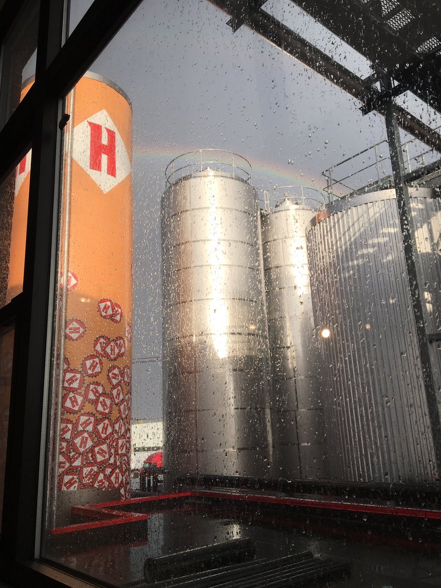 Rainbow over the brewery
