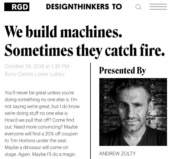 aszolty's tweet photo. For anyone attending #rgddt in Toronto tomorrow, come for your chance to win a Tim Horton’s coffee.
@RGD https://t.co/9e4TTH5Xe2