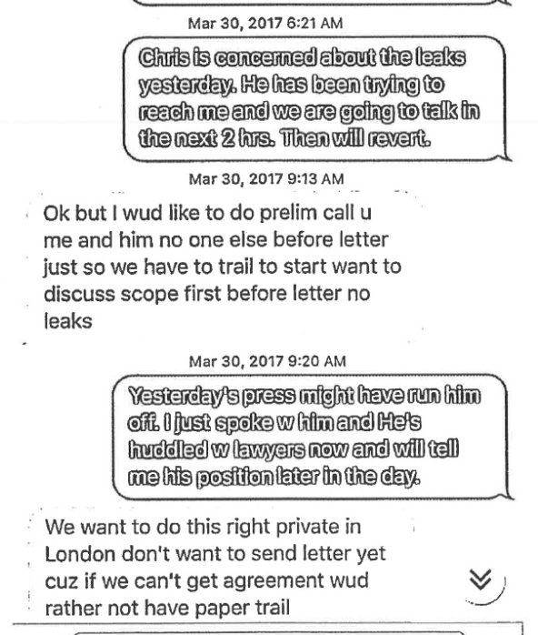 86)Warner continues his efforts to get a private meeting with Waldman & Steele as a condition for a letter asking him to testify. He tried so hard it almost looks like a set up! I think it was a set up to catch Deripaska's agents!