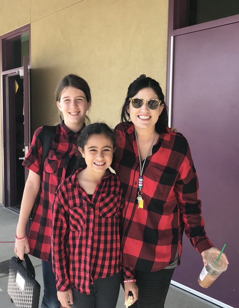 marv_mrs's tweet photo. Kicking off Red Ribbon Week in our buffalo plaid! Triple threat! #AVFollowmylead #tcsdshare https://t.co/oyzRsi6Y57
