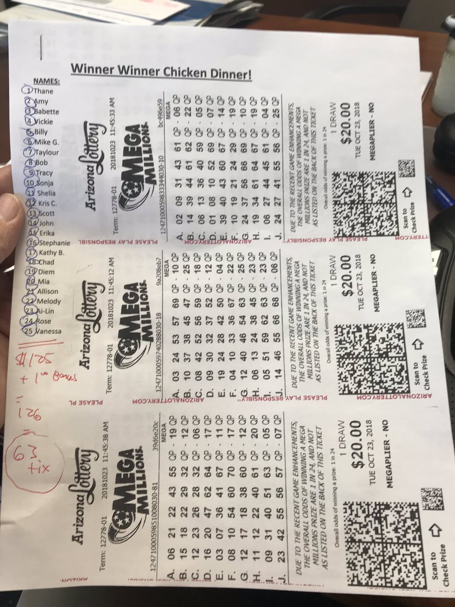 thanethebrain's tweet image. Two pages of numbers!  $1.6 bil.  Wow! #OfficePool