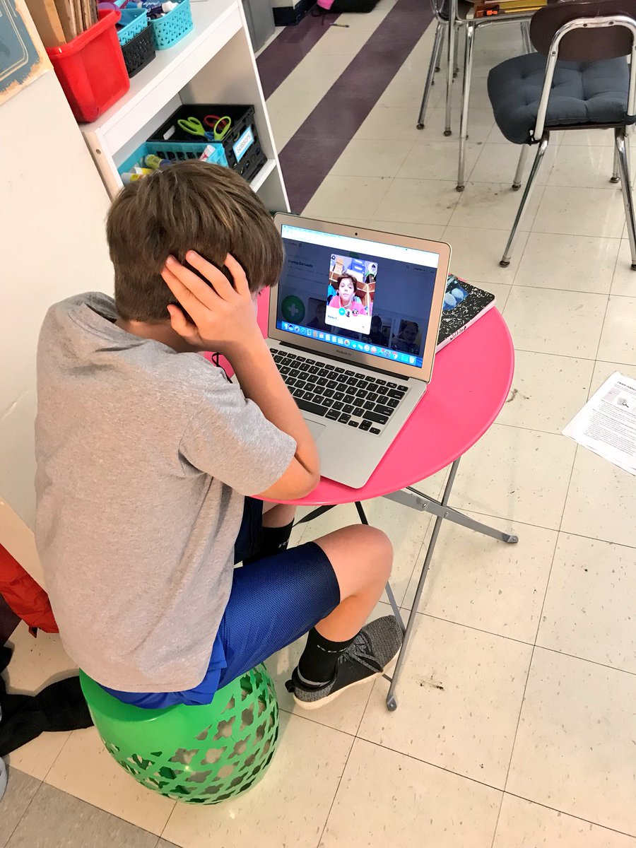 Miss_Keougah's tweet image. Yesterday Ss brainstormed different versions of a lead for their #narrativewriting; today they recorded themselves reading those 4 leads on @Flipgrid. Ss then watched their writing partners‘ videos &amp;amp; gave thoughtful feedback (a skill we’re practicing this week). #vinalschoolrocks