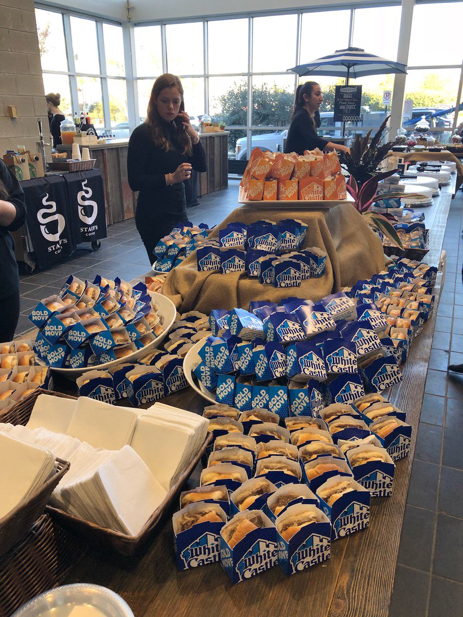 drivecapital's tweet photo. Time to party! Celebrating the end of #devolsdance2018 in style with @WhiteCastle 🍔 https://t.co/Q4L0YIPHwB