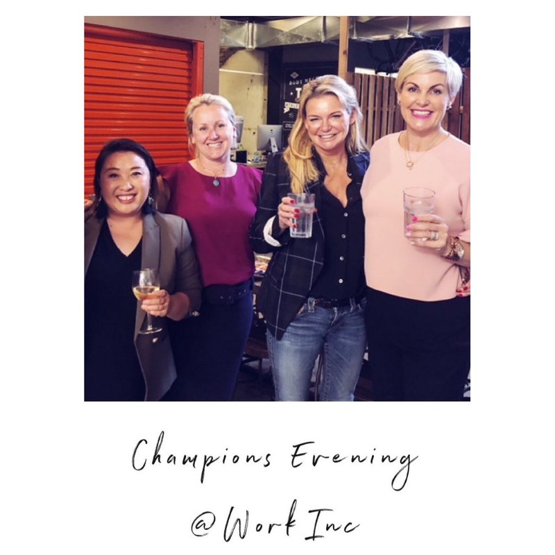 TFSN7's tweet photo. Amazing evening last week with all our Champions at our new TFSN office at Work Inc! An evenning filled with women working to change the lives of women everywhere ✨ https://t.co/74Rc2afMAx