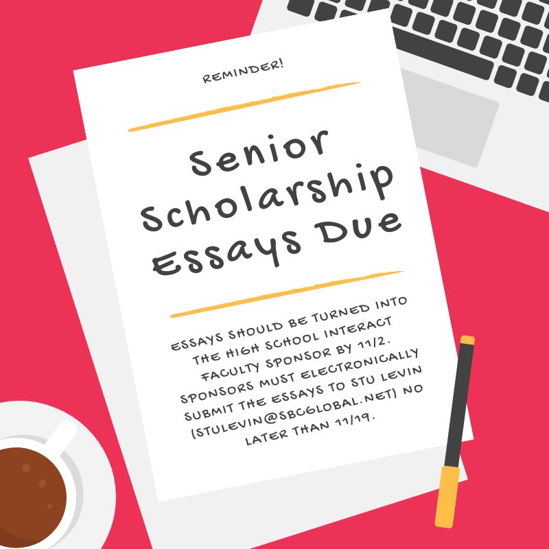 Interact5890's tweet image. Scholarship essays deadlines are coming sooner than they seem! Check out the official guidelines here: drive.google.com/file/d/0B8rzKz…