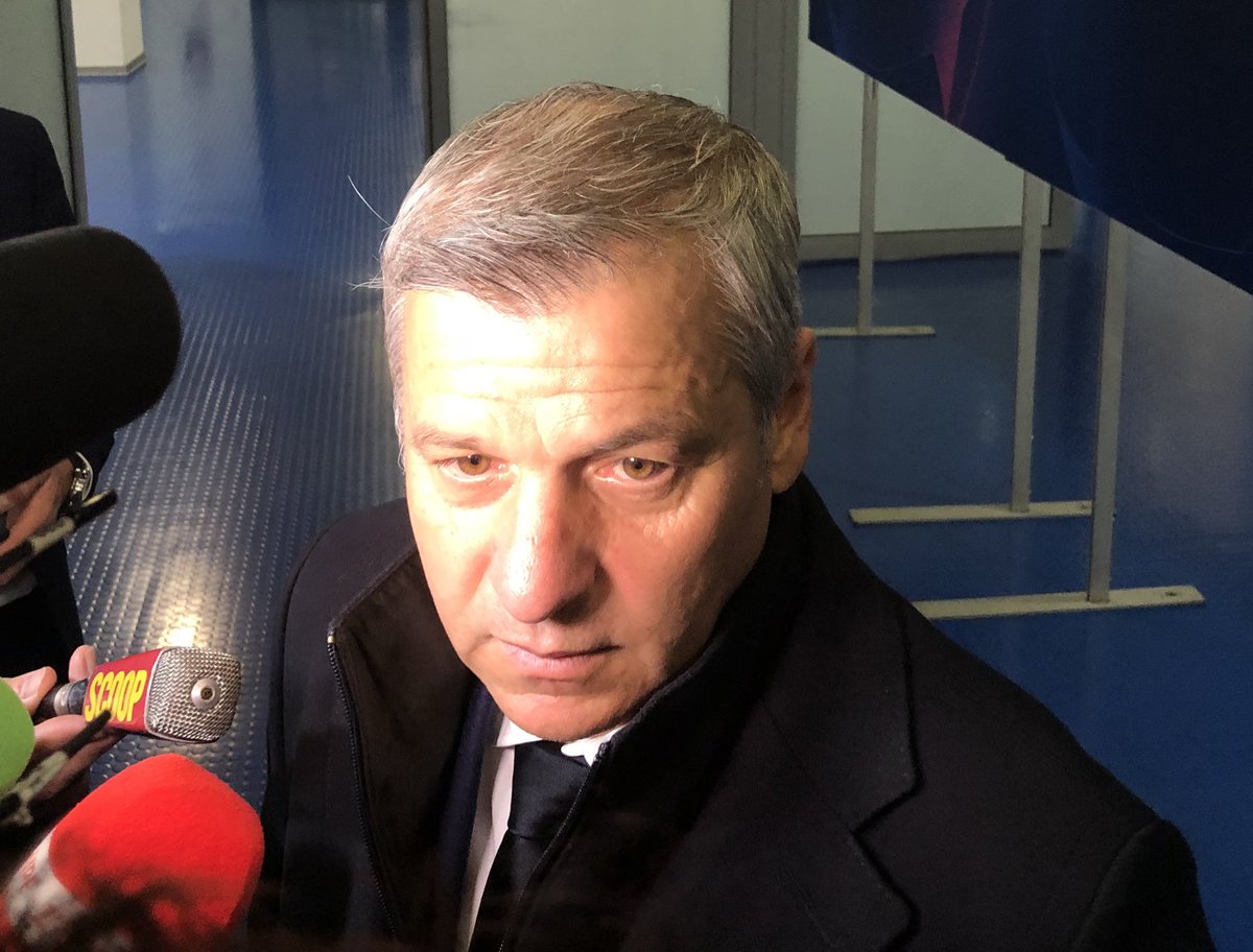 OL's tweet photo. #HOFOL Bruno Genesio: « L’entame de deuxième période est mauvaise, c’est dommage. C’était un match très offensif. On va bien récupérer pour samedi. Si on gagne lors du match retour, cela sera un bon résultat. Il reste encore 9 points à prendre. » https://t.co/Cw4zGEiiBe