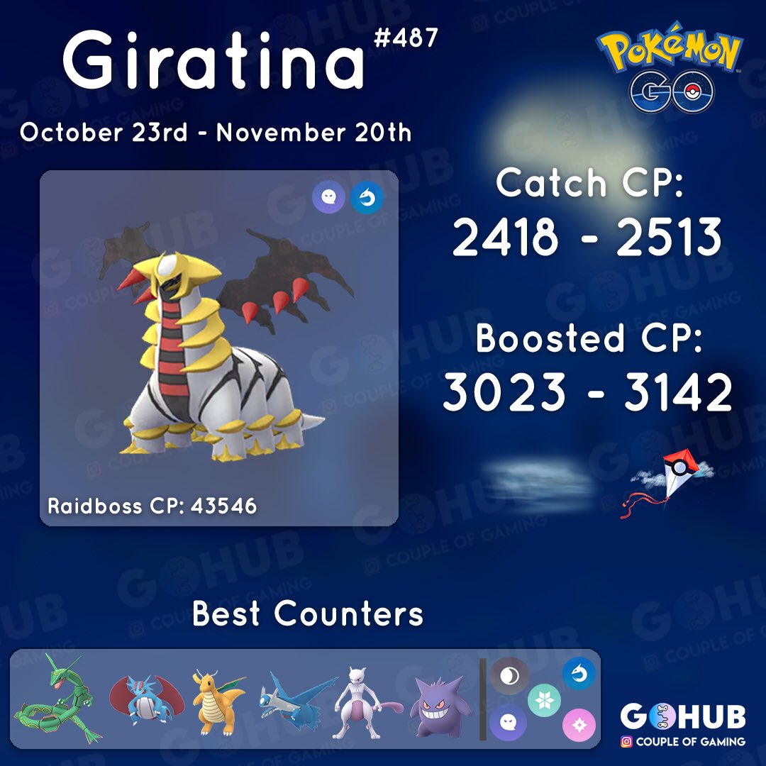 Selling - Pokemon GO Giratina Shiny Guaranteed Catch - Limited spots -  Raids - EpicNPC