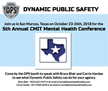 DynamicPSS's tweet image. DPS is at the 5th Annual CMIT Mental Health Conference. #softwaredevelopment  #LawEnforcement #Mentalhealth