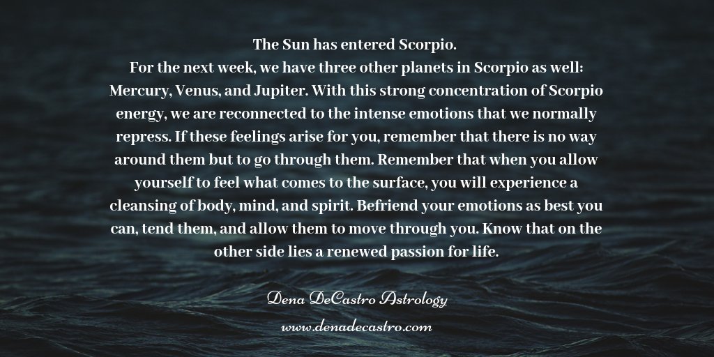 The Sun has entered Scorpio! #Scorpio # SuninScorpio #astrology #planetsinscorpio #intenseemotions