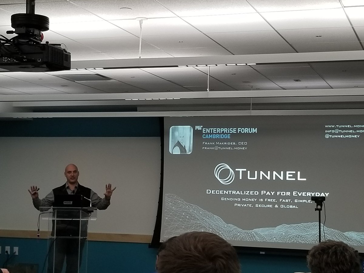 tieboston's tweet photo. Watching #tiescaleup cohort 5 #blockchain company @TunnelMoney present at @Mitefcmb! Love this team! https://t.co/J8NyjqKgQC